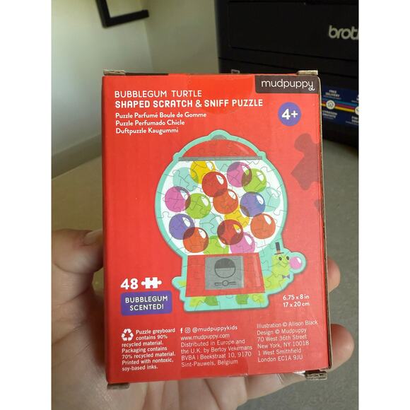 2 Mudpuppy Shaped Scratch And Sniff Puzzles Gumballs Bear BRAND NEW - Picture 5 of 5